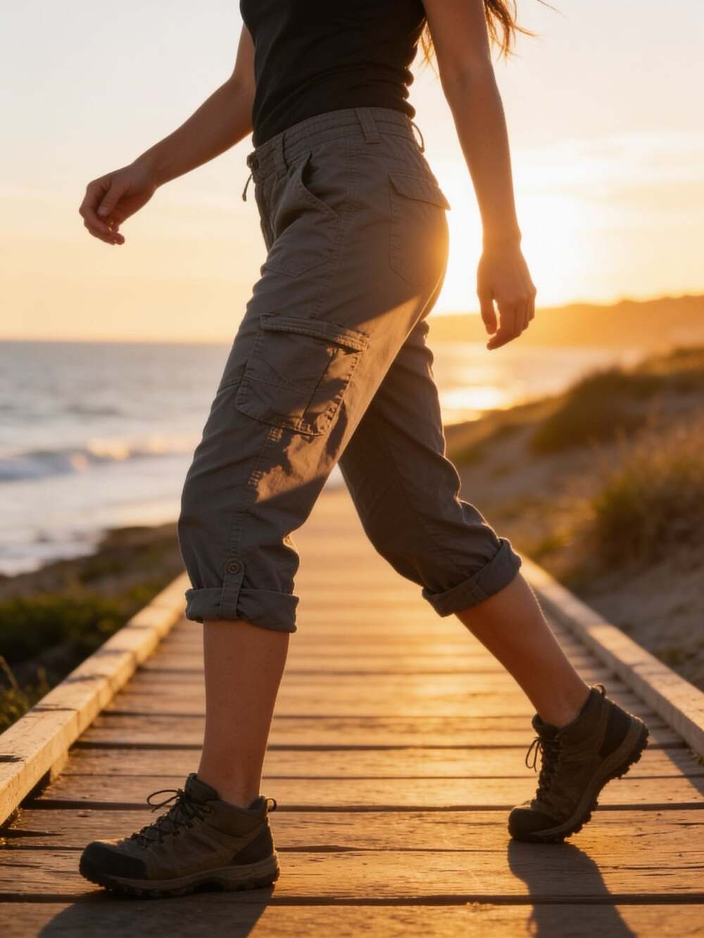 KÜHL Women's Mid-Rise Cargo Capris - 12